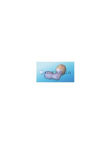 Racor Codo Vástago 1/4" a Rosca 3/8" | Conector 90° Giratorio