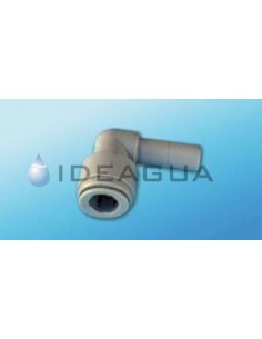 Codo con Vástago Macho 6 mm | Conexión Rápida Orientable 90°