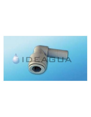 Codo con Vástago Macho 6 mm | Conexión Rápida Orientable 90°