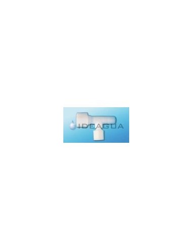Racor en T Mixto Tubo 1/4" x Rosca 1/8" | Conector de Control para Ósmosis