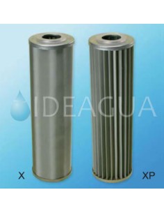 Cartucho Inox Plisado XP 9 3/4" | Máxima Superficie de Filtrado Lavable