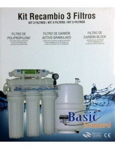 Kit de Filtros 5 Etapas para Ósmosis Inversa | Mantenimiento Completo