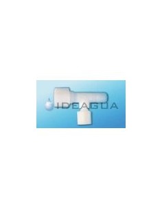 Racor en T Reductor 3/8" x 1/4" | Rosca 1/4" Macho | Conector Híbrido