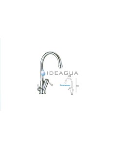 Grifo HERA de Tres Vías | Diseño Elegante para Ósmosis y Red