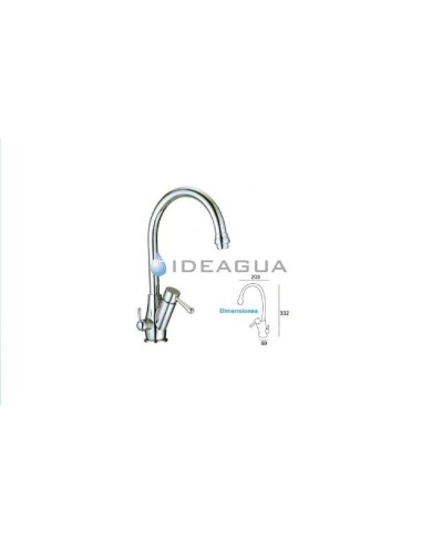 Grifo HERA de Tres Vías | Diseño Elegante para Ósmosis y Red