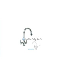 Grifo ATENEA de Tres Vías | Agua de Red y Ósmosis en un Diseño Único