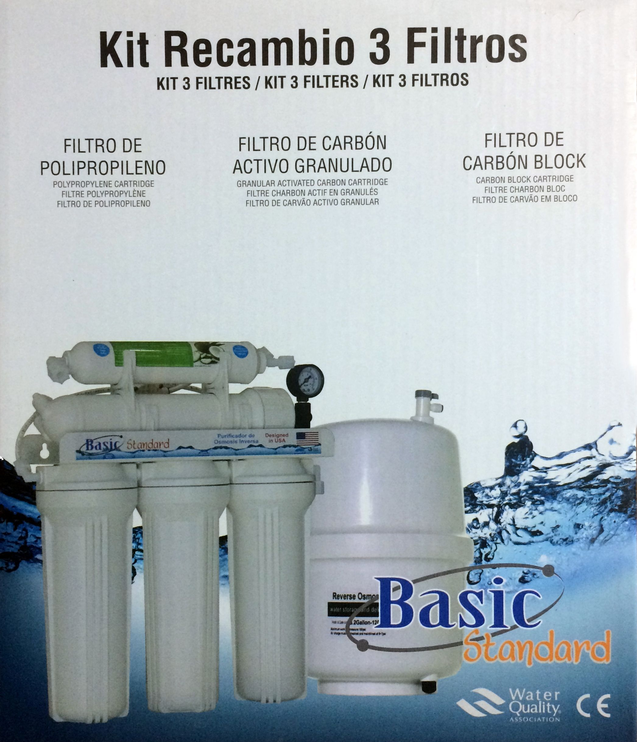 Kit De Filtros Cartuchos Para Osmosis Inversa 5 Etapas
