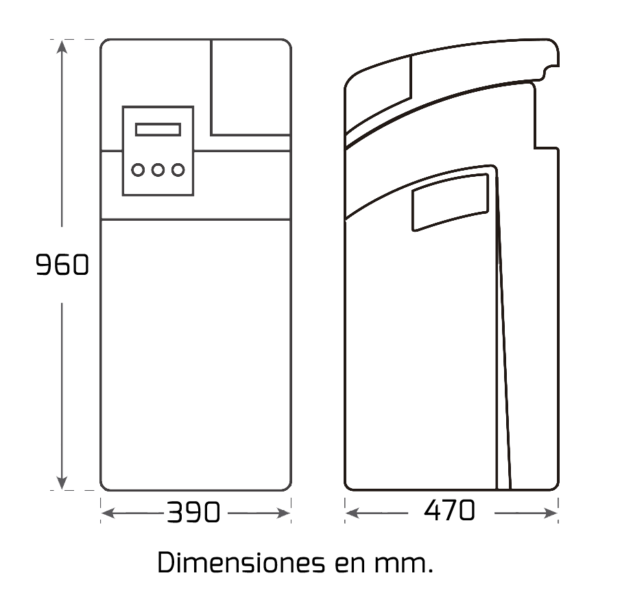 Medidas de Slimline